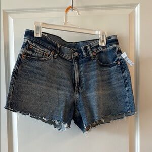 GAP Blue Jean Shorts Distressed Cut-Off Style